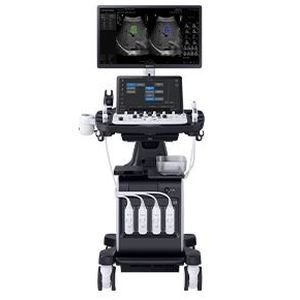 Ecógrafo con soporte - V7 - Samsung Healthcare Germany - para ecografía polivalente / blanco y negro / doppler-color
