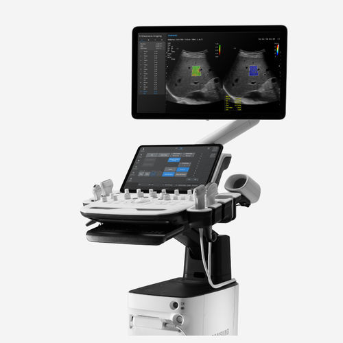 Ecógrafo con soporte - V5 - Samsung Healthcare Germany - para ecografía polivalente / para ecografía ginecológica y obstétrica / para ecografía cardiovascular