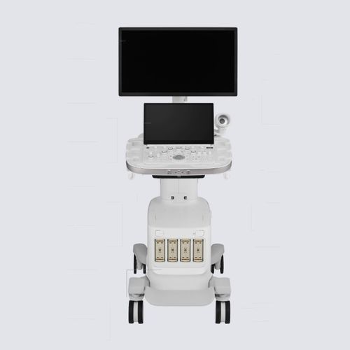 Ecógrafo con soporte - R20 - Samsung Healthcare Germany - para ecografía polivalente / doppler-color / blanco y negro