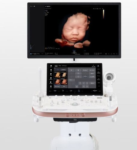 Ecógrafo con soporte - HERA Z10 - Samsung Healthcare Germany - para ecografía ginecológica y obstétrica / para ecografía de mama / doppler-color