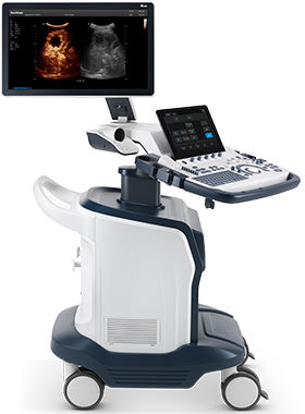 Ecógrafo con soporte - S60 - SonoScape - para ecografía polivalente / doppler-color / 3D/4D