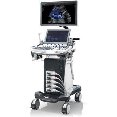 Ecógrafo con soporte - P40 Elite - SonoScape - para ecografía polivalente / blanco y negro / doppler-color