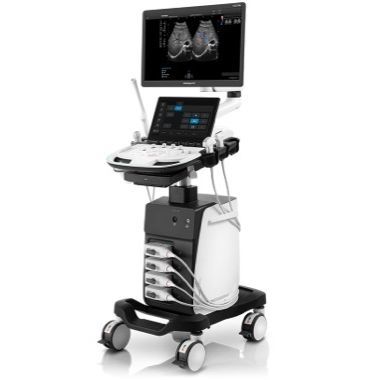 Ecógrafo con soporte - P12 Elite - SonoScape - para ecografía polivalente / blanco y negro / doppler-color