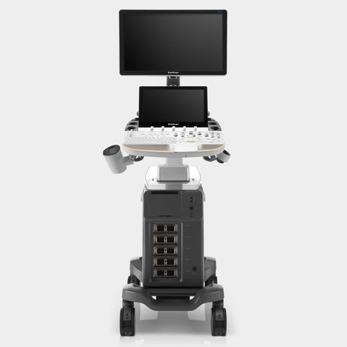 Ecógrafo con soporte - P60 Exp - SonoScape - para ecografía polivalente / doppler-color / 3D/4D