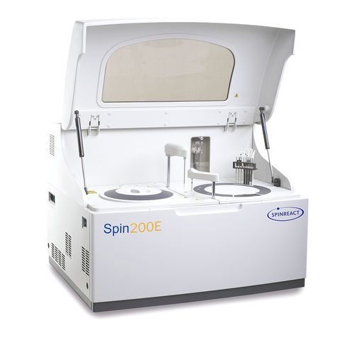 Analizador de bioquímica automático - SPIN200E - Spinreact - de mesa / aleatorio / con ESI