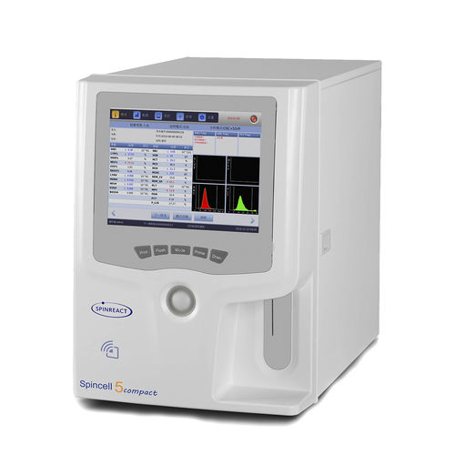 Analizador de hematología automático - Spincell 5compact - Spinreact - 9 parámetros / por citometría de flujo / 60 muestras