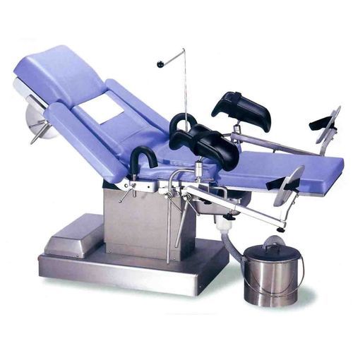 Camilla de exploración ginecológica - OT-1900 - St. Francis Medical Equipment  - eléctrica / de 2 secciones / violeta