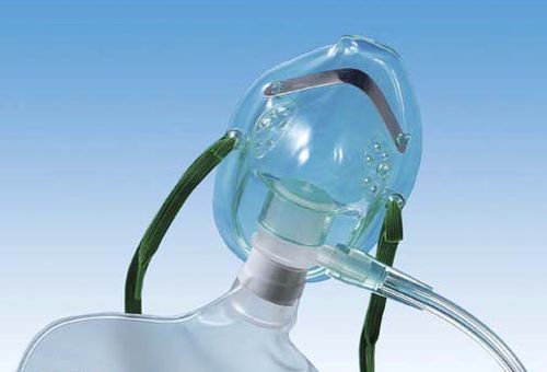 Máscara de oxígeno de PVC - SM-H053  - Sturdy Industrial  - de alta concentración / transparente