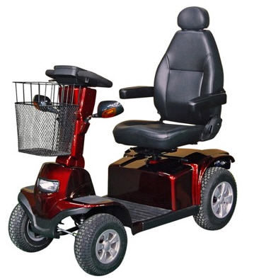 Scooter para movilidad reducida eléctrico - SL4080 Malibu-4 - Sunpex Technology  - con 4 ruedas / con cesto