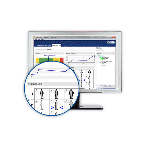 Software de análisis de composición corporal - ZZ3500TANITACON - Tanita Europe - para informes / médico / cuerpo