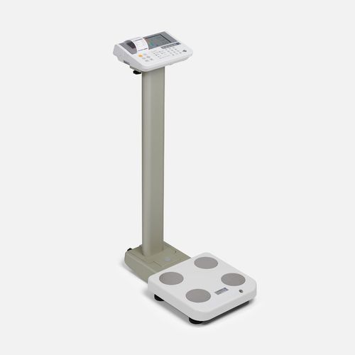 Analizador de la composición corporal por bioimpedancia - DC-430MA P - Tanita Europe - para la medición de la masa adiposa / plataforma / de columna
