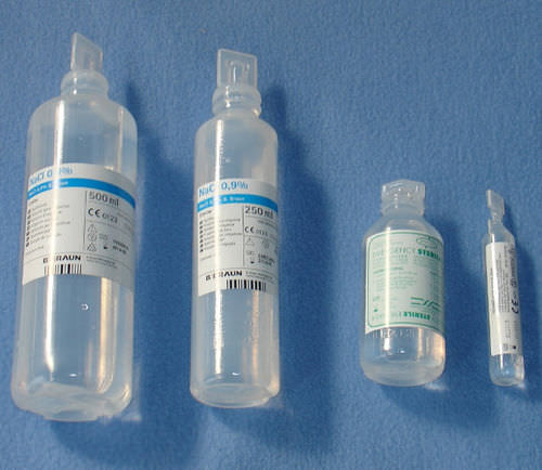 Solución de lavado ocular - NaCl Solution Bottles (0.9%) - Taumediplast 