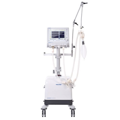 Compresor de aire médico - Neumovent - Neumovent - de membrana / con ruedas / seco