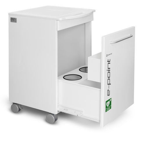 Carro de emergencia - E-Point  - Tecno-Gaz - médico / para desfibrilador / con cajón