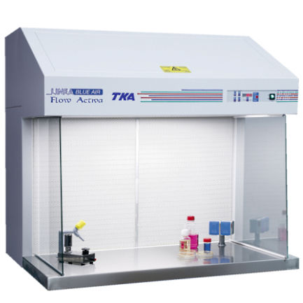 Campana de laboratorio - HOLAF series - Teknolabo A.S.S.I. - de mesa / HEPA / de flujo laminar horizontal