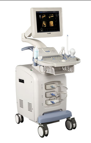 Ecógrafo con soporte - TH-5500 - Teknova Medical Systems - para ecografía polivalente / doppler-color