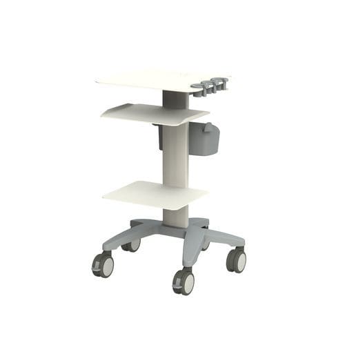 Carro médico - TM WBG ECO 02 - Telemed Medical Systems - para ecógrafo / para transporte / de acero inoxidable
