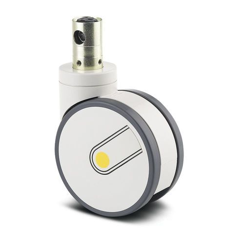 Rueda para cama de hospital - Integral twin - TENTE-ROLLEN  - antiestática / con freno / de poliamida