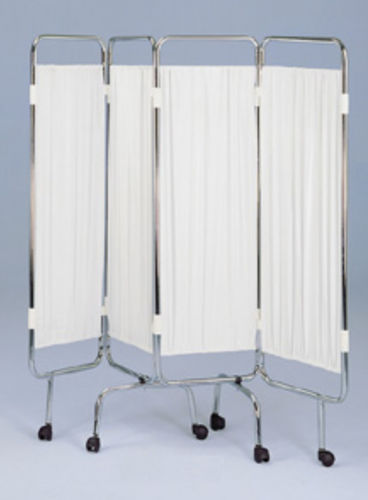 Biombo médico con ruedas - M600826 - Titanox  - 4 paneles / lavable