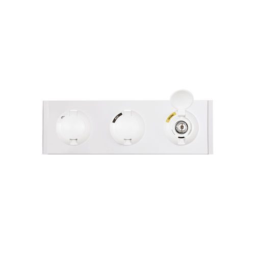 Unidad de distribución de gases medicinales de pared - RAL 9016 - TLV Healthcare