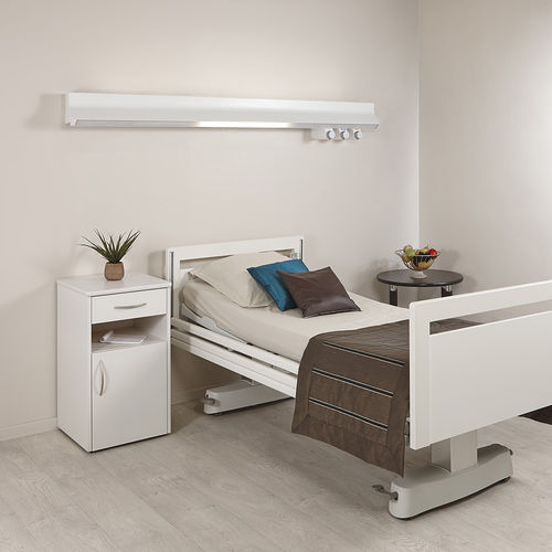 Unidad médica de cabecera horizontal - HI-BEAM - TLV Healthcare - para habitación de pacientes / con luz / personalizable