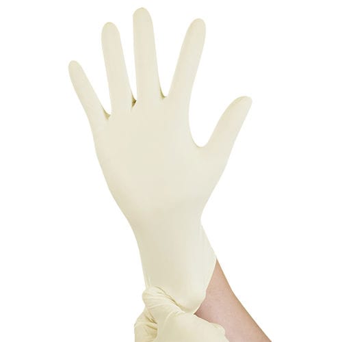 Guante de látex - Top Glove - de reconocimiento / sin polvo / ambidiestros