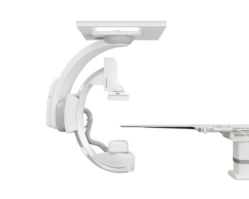 Sistema de fluoroscopia digital - Alphenix Sky - Canon Medical Systems Europe - para angiografía / para fluoroscopia cardíaca / con amplificador de brillo de techo