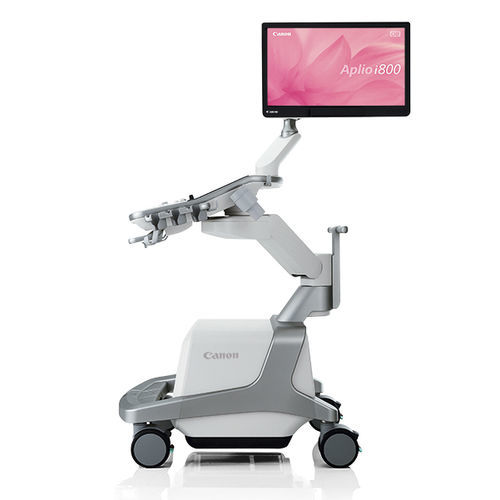 Ecógrafo con soporte - Aplio i800 - Canon Medical Systems Europe - para ecografía ginecológica y obstétrica / blanco y negro / doppler-color