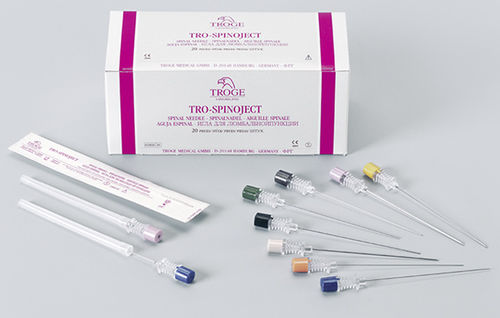 Aguja de punción - TRO-SPINOJECT - Troge Medical  - de anestesia espinal / de Quincke / estériles