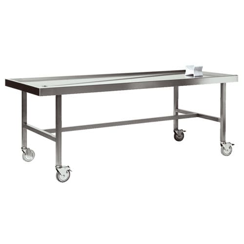 Mesa de autopsia - ST HS 6 - UFSK INTERNATIONAL GmbH & Co. KG - de lavado de cadáveres / rectangular / de acero inoxidable