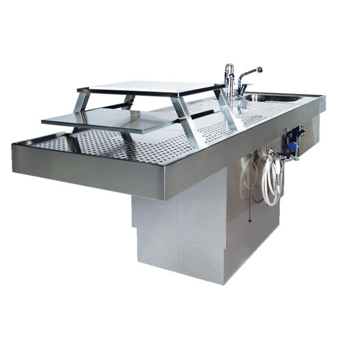 Mesa de autopsia - ST HS 16-02 - UFSK INTERNATIONAL GmbH & Co. KG - de disección / rectangular / eléctrica