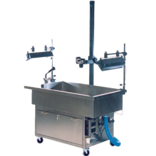 Mesa de autopsia - PE FT 01C  - UFSK INTERNATIONAL GmbH & Co. KG - de trabajo / de disección / rectangular