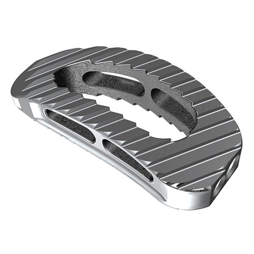 Caja intersomática lumbar - tezo-T™ TLIF - ulrich medical - vía lateral / de titanio