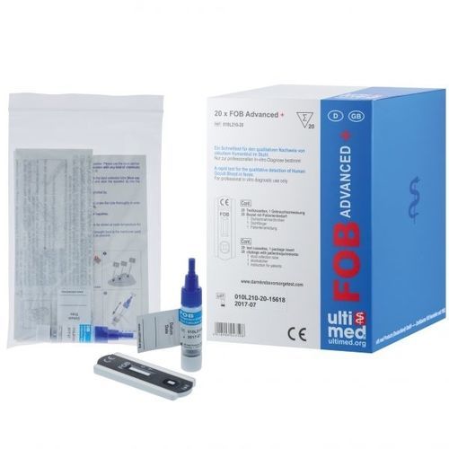 Prueba rápida de sangre oculta en heces - 010L210 - ulti med Products (Deutschland)  - de cáncer de colon / de oncología / de hemoglobina