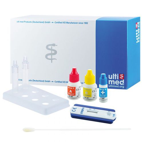 Prueba rápida para enfermermedades infecciosas - 014D300 - ulti med Products (Deutschland)  - de plomo / de estreptococo A / de células