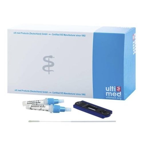 Prueba rápida para enfermermedades infecciosas - 014L480 - ulti med Products (Deutschland)  - para antígenos / de influenza A / de influenza B