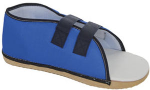 Zapato postoperatorio suela rígida - BLUE NYLON  - United Ortho - para adulto