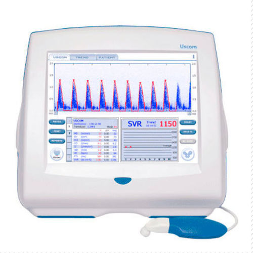 Monitor multiparamétrico con ruedas - USCOM 1A®    - Uscom  - ECG / del volumen sistólico / PNI