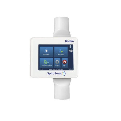 Espirómetro informatizado - SpiroSonic SMART - Uscom  - portátil de mano / con pantalla táctil / con red inalámbrica