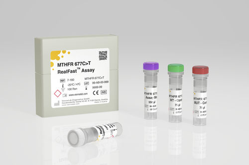 Tira de prueba de aterosclerosis - RealFast™ - ViennaLab Diagnostics  - para mutaciones genéticas / de homocisteína / de inmunoanálisis