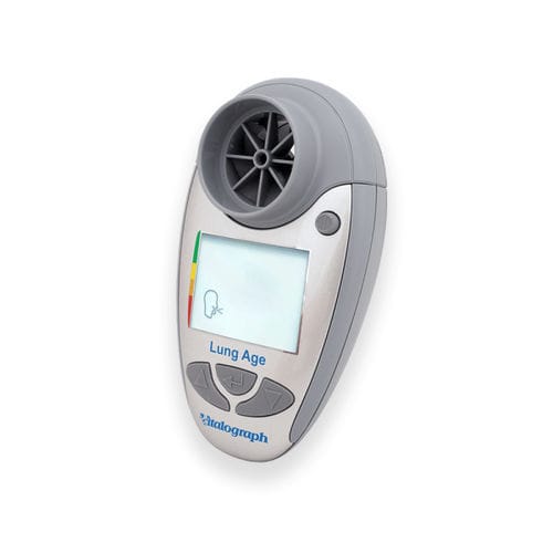 Espirómetro electrónico - 40503 - Vitalograph  - portátil de mano / de ejercitación pulmonar / con monitor de la edad pulmonar