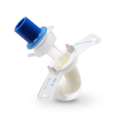 Cánula de traqueotomía - Vitaltec Corporation - curvada