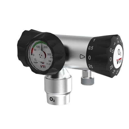 Regulador de presión de gases médicos - SELECT Ergo - VTI Ventil Technik  - médico / flujo ajustable