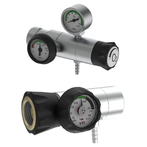 Regulador de presión de gases médicos - MAXI - VTI Ventil Technik  - médico / de doble piso / doble