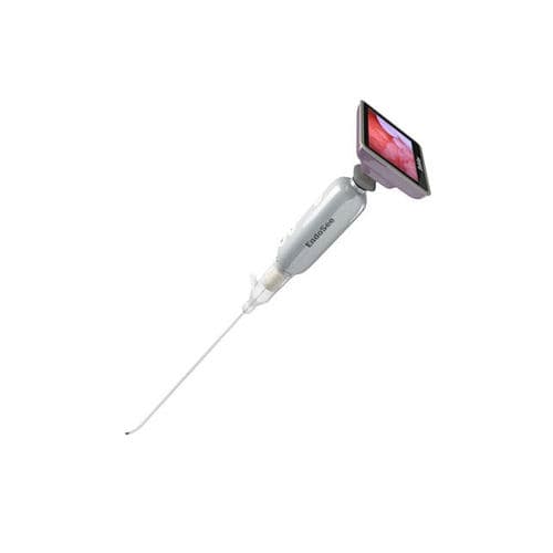 Videohisteroscopio con monitor de vídeo integrado - Endosee® - Wallach Surgical Devices - de un solo uso