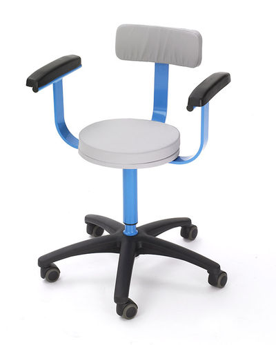 Taburete para consulta médica - MR4502 - Wardray Premise - de altura variable / giratorio / con ruedas