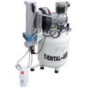 Compresor para odontología - DENTAL2 2/50/5 2/50/57 - Werther International - médico / 2 unidades / sin aceite