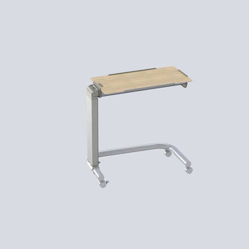 Mesa de cama de altura regulable - stylo s3 - wissner-bosserhoff  - con ruedas / reclinable