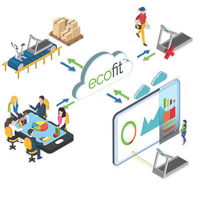 Software de gestión de datos - ECOFIT - Woodway - de monitorización / médico / nube