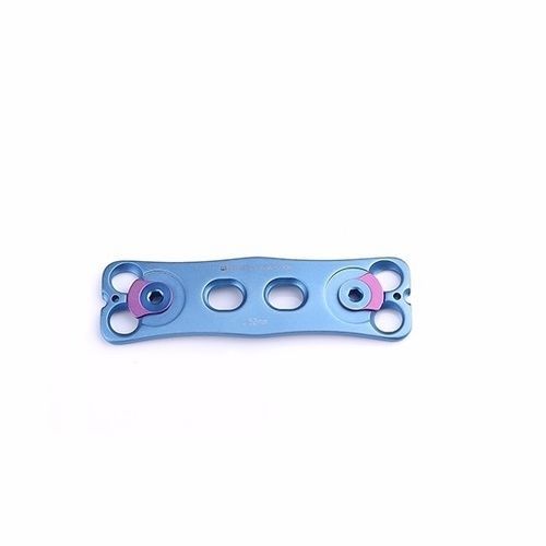 Placa de artrodesis cervical - Double Medical Technology - bloqueada / metálica / 2 niveles